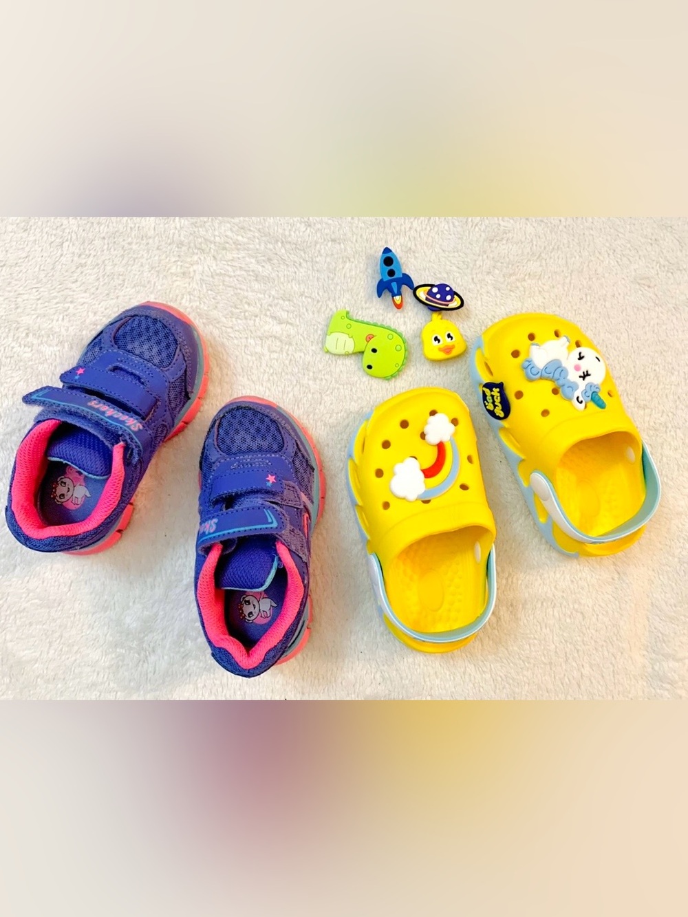 Lot Girl Sneakers Shoes Size 6 SKECHER Memory Foam